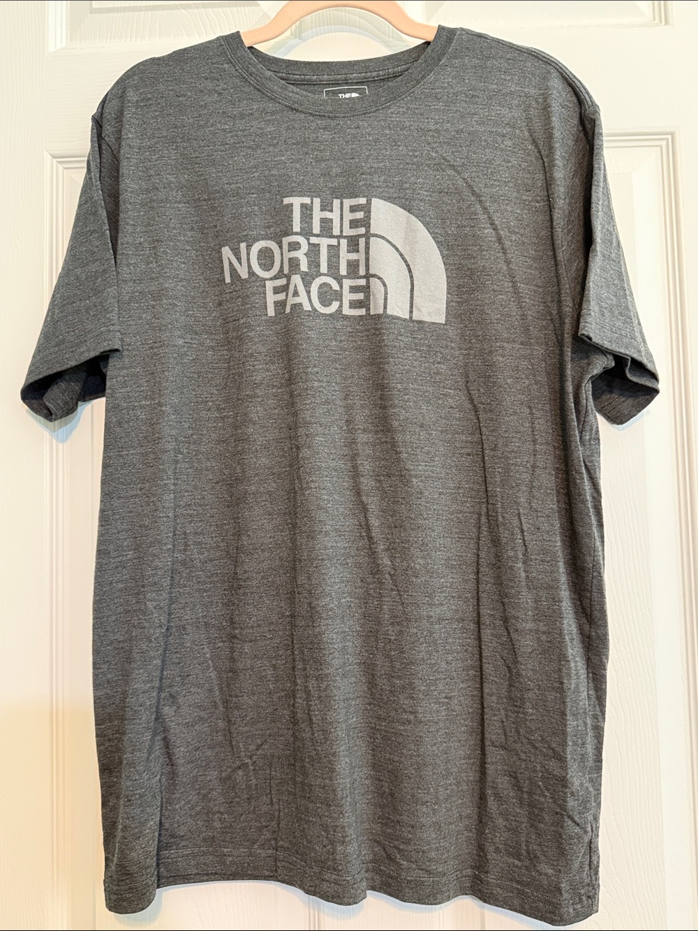 The North Face Men's Short Sleeve Logo Tee - Heather Gray